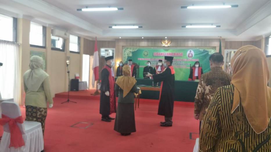 Sidang Luar Biasa Pelantikan Bpk. EKA PRASETYA BUDI DHARMA, S.H.,M.H. Sebagai Ketua Pada Pengadilan Negeri Sungai Penuh Kelas II